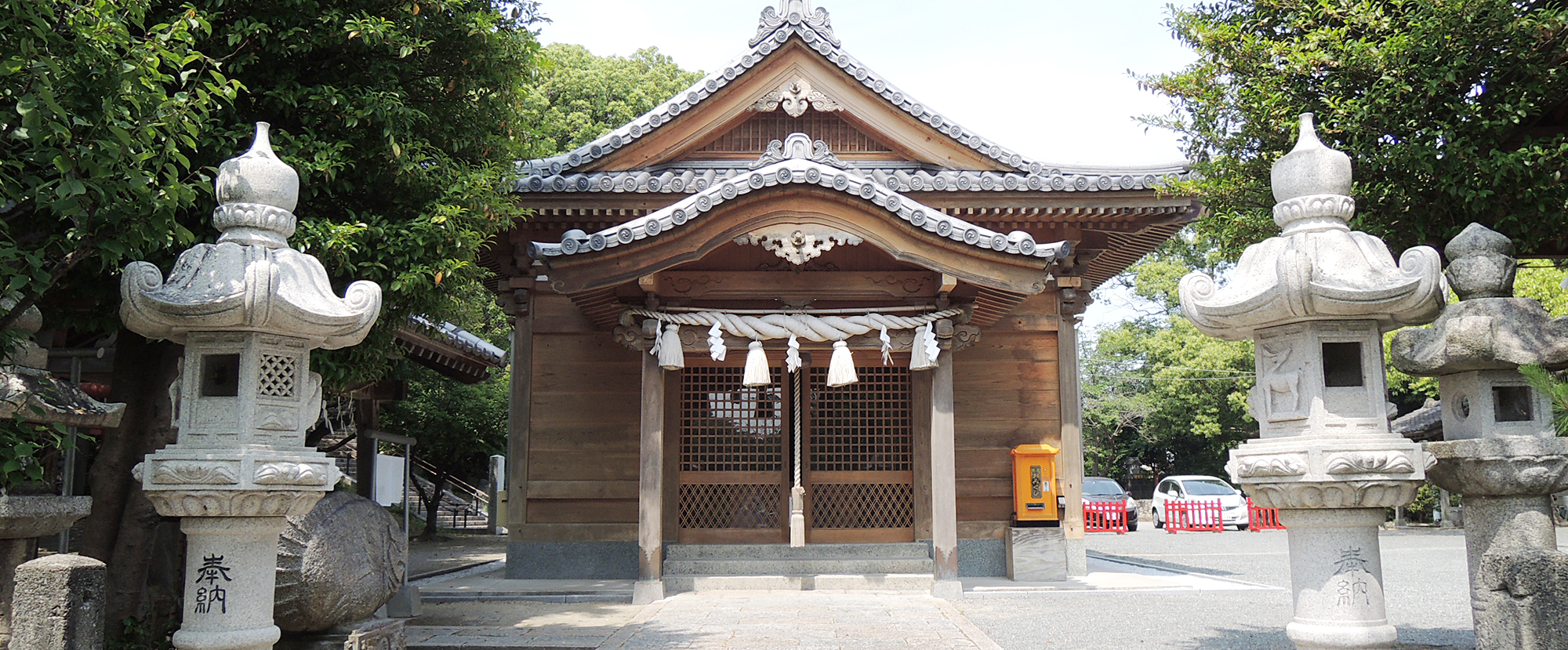 福岡市東区名島にある名島神社。各種祈願、七五三、お宮参り等承ります。